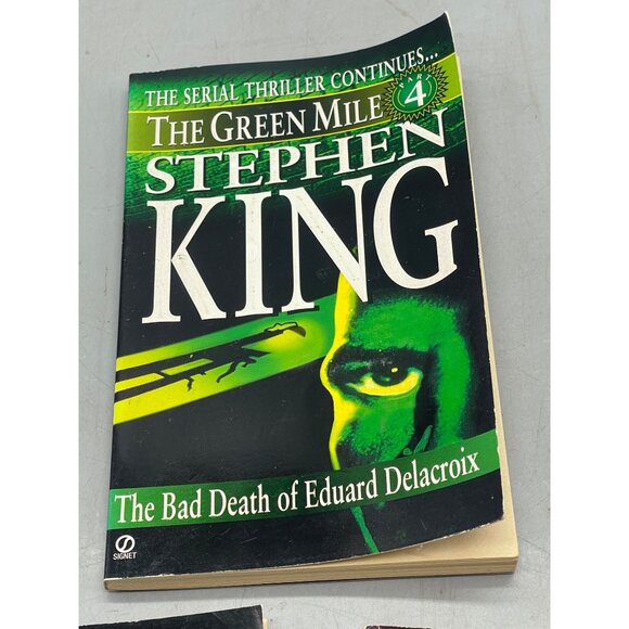 The green mile books Stephen King paperback 1996 English 3 books READ - Picture 2 of 11